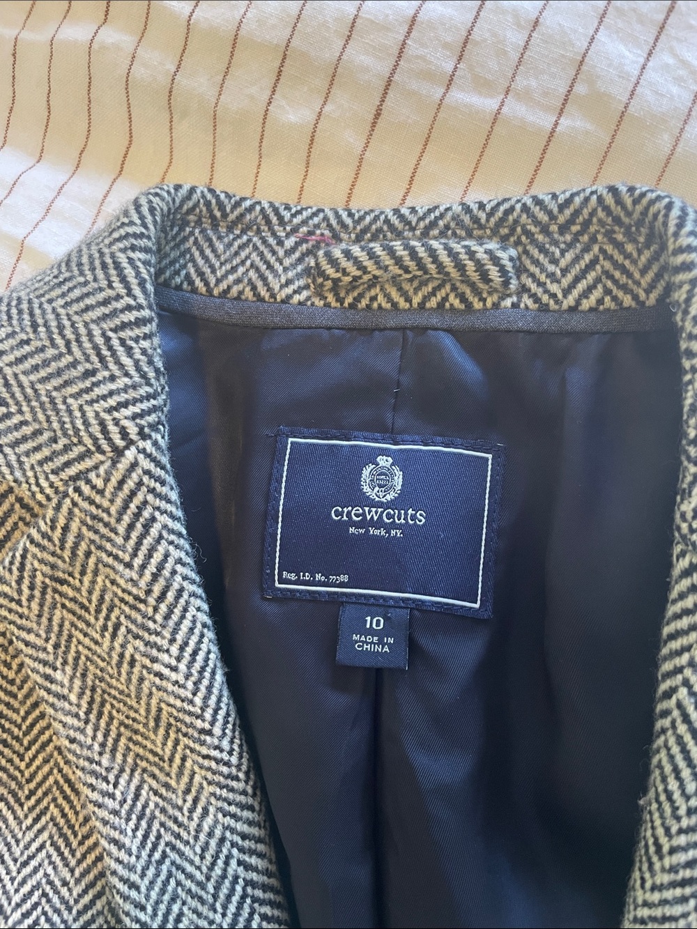 Crewcuts Wool Tweed Blazer Jacket - Picture 5 of 11